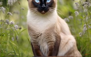 Which Siamese cat breeds are known for being quieter?